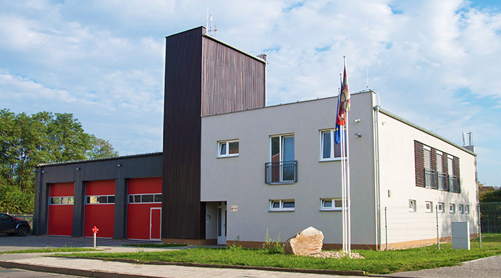Zbýšov, Česko, hasičská zbrojnica DHZ