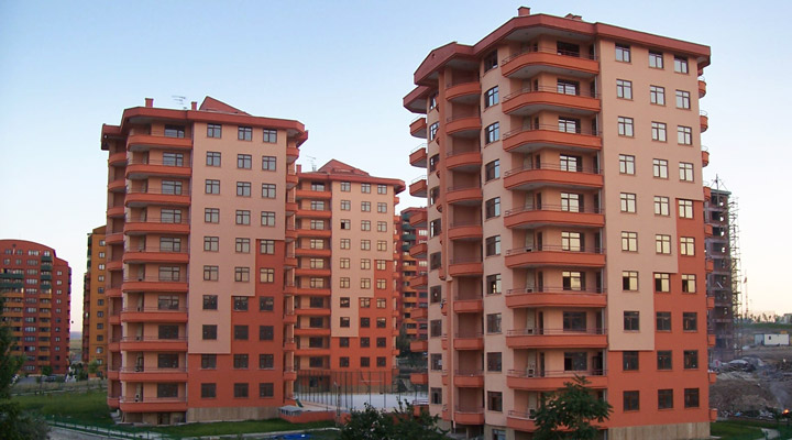 Ankara, Turecko, bytové domy